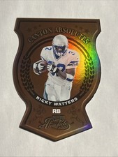2000 Playoff Absolute - Canton Absolutes Die-cut Ricky Watters #CA29