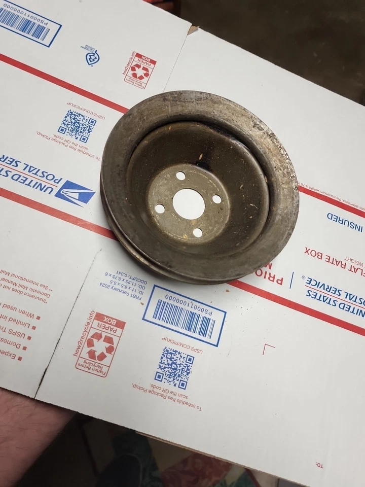 1932-1936 Plymouth Chrysler Dodge Desoto Nuevo de Lote Antiguo Polea Ventilador Superior OG Mopar 633734 Foto 4 de 4