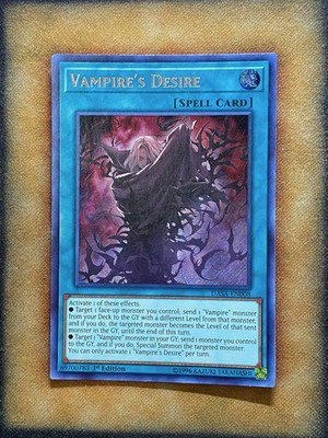 Yugioh Vampire s Desire DASA-EN008 Secret Rare 1st Ed NM