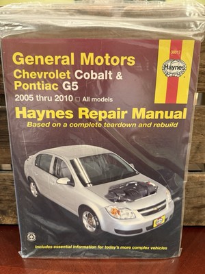 Chevy Colbalt G5 2005-2010 Shop Service Repair Manual Engine Wire Diagrams 38017