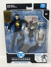 McFarlane DC Multiverse Flashpoint Project Superman Gold Label w  Cyborg