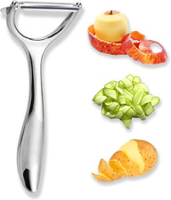 Pelapatate Professionale in Metallo - 17 Cm - [SOLIDO E LEGGERO] - Pelaverdure p