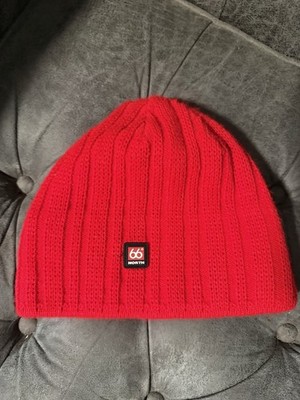 66 north Beanie Hat Red 