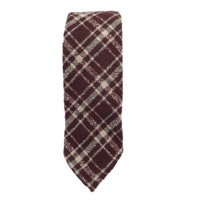 Suitsupply Luxus Krawatte Plaid Check Wolle Hergestellt in Italien Gk6