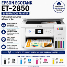 EPSON ECOTANK ET-2850 / CONVERTED WITH SUBLIMATION INK READ 