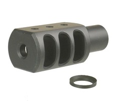 Aluminum Tanker Style Muzzle Brake 1/2x28 TPI For .22 .223 5.56 5.7x28 .17 HMR
