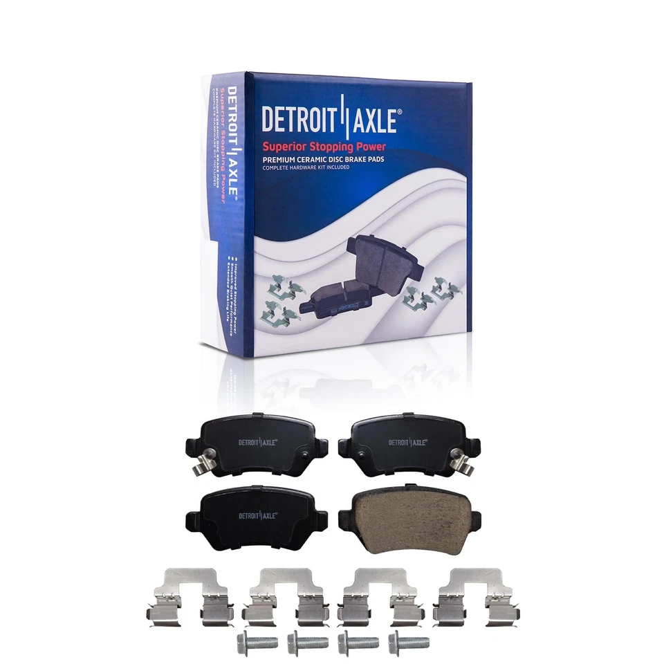 Rotores de freno traseros perforados de 264 mm pastillas de freno de cerámica para Saturn Astra 2008 2009 Foto 4 de 4