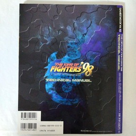 King Of Fighters 98 Technical Manual Guide Neo Geo