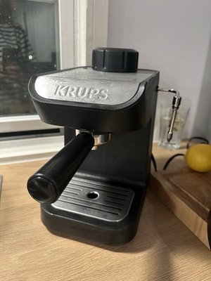 KRUPS XP1020 Steam Espresso Machine Glass Carafe, 4-Cup, Black *FLAWS *READ