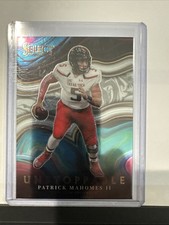 2022 Panini Select Draft Picks - Unstoppable Patrick Mahomes II #US-PM