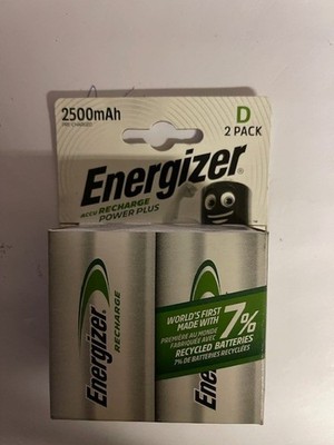 2 x Energizer AKKU Power Plus HR20 Mono D ( 2500 NIMH )