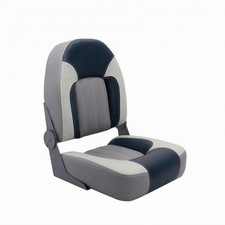 Marine Driver Seat Waterproof Folding Boat Seat Fold-Flat Design