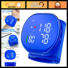 Rechargeable Wrist Blood Pressure Monitor - FDA Cleared, Accurate, LED Display,