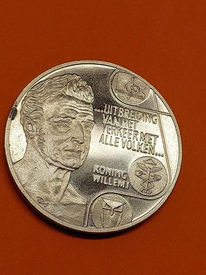 Niederlande 2,5= 2½ ECU 1992 König Willem I Münze Coin Sammlung Stempelglanz STG - Bild 1 von 4