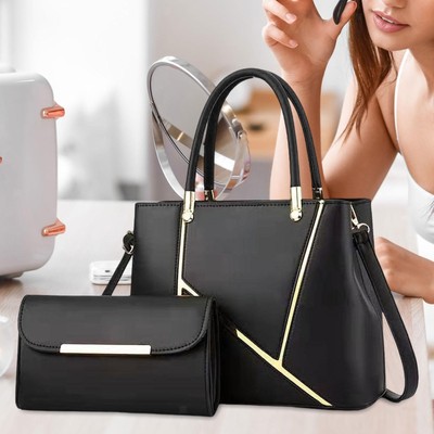 Geldbörsen und Handtasche für Frauen wasserabweisend große Kapazität Schultertasche für Mama