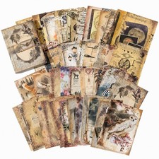 Vintage Magic Scrapbook Paper, 100 Sheets, 3.9 x 5.5 in Non-adhesive mystic...
