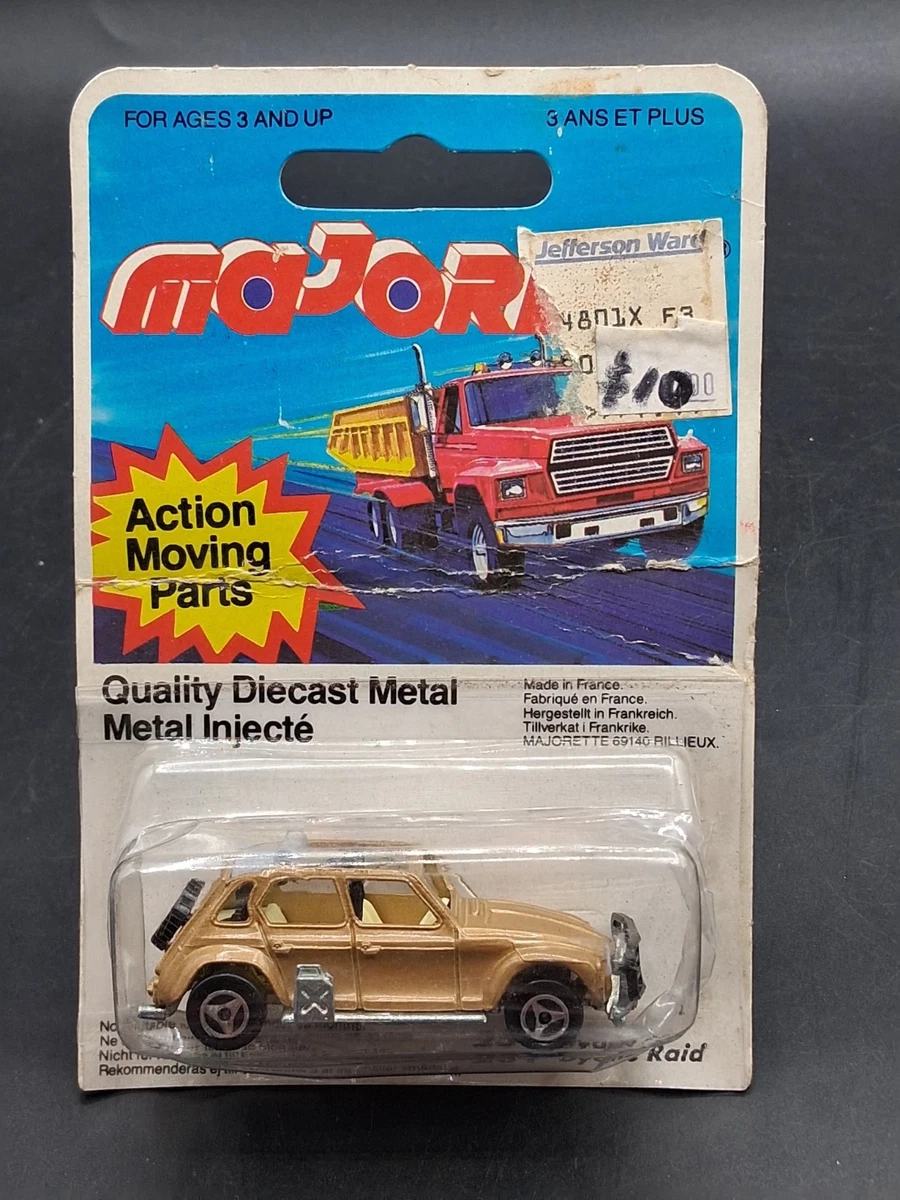 Majorette 1:64 - 5 Auto D'Epoca: Maggiolino, Citroen, Porsche, VW T1 E Ford - Nuove