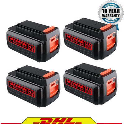 NEW 4x 40V Für Black + Decker 36V MAX Akku BL20362-XJ Li-Ion LBXR36 LBX2040
