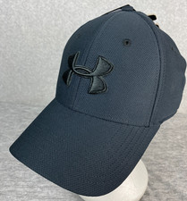 Under Armour Hat Cap Size M/L Black Lightweight 1305036 Blitzing 3.0 Low Mens