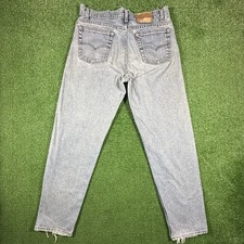 Vintage Levi s Jeans 550 Mens 34/32 Relaxed Fit Jeans Red Tab Made In USA