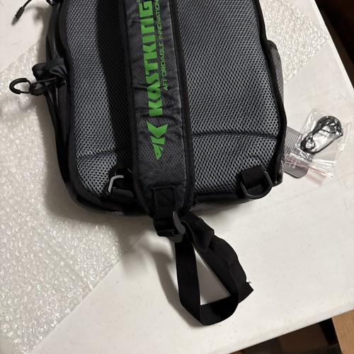 New KastKing Bait Fishing Sling Tackle Bag Shoulder Backpack Black Pond Hopper - Picture 9 of 16
