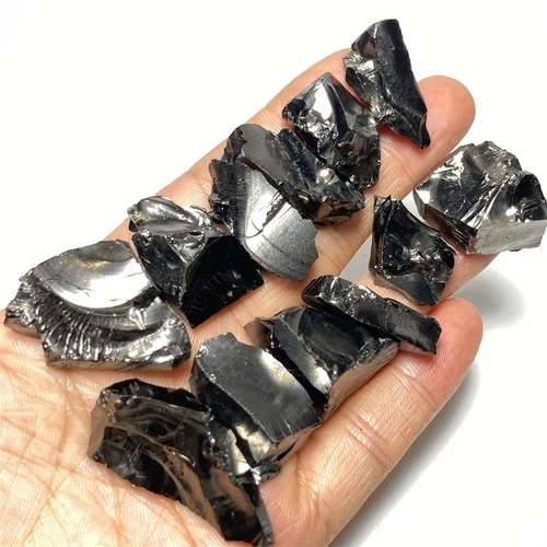 31g  ELITE Noble Natural Fullerene Shungite Crystal Raw Healing Stone L122