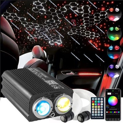 600-1200x Car Home Headliner Twinkle Meteor Shooting Star Light Kit Fiber Optics