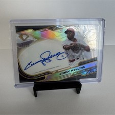 TOPPS DIAMOND ICONS 2025 JIMMY ROLLINS AUTOGRAPH PHILLIES /25 ACC-JR