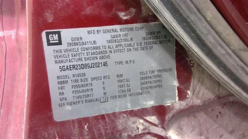 Used Automatic Transmission Assembly fits: 2009 Buick Enclave AT FWD Grade A - Image 4 of 4