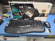 Logitech Cordless Desktop Wave Pro Keyboard and MX1100 Laser Mouse (Black)