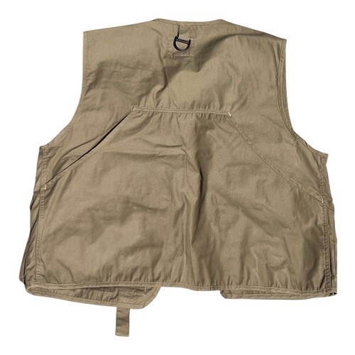 Eagle Claw Vest Men's Small Brown Fly Fishing Zip Up Fish Outdoor Sport Vintage - Picture 2 of 3