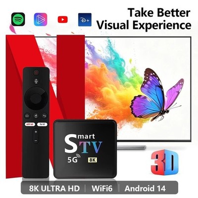 M98-M9 Smart Android TV Box 2+16GB 8K Ultra HD 5G WiFi Home Theater Media Box