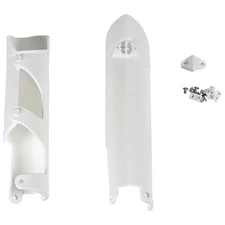 UFO Fork Guards Covers Protectors White KTM 125 150 250 300 350 450 500 07-14