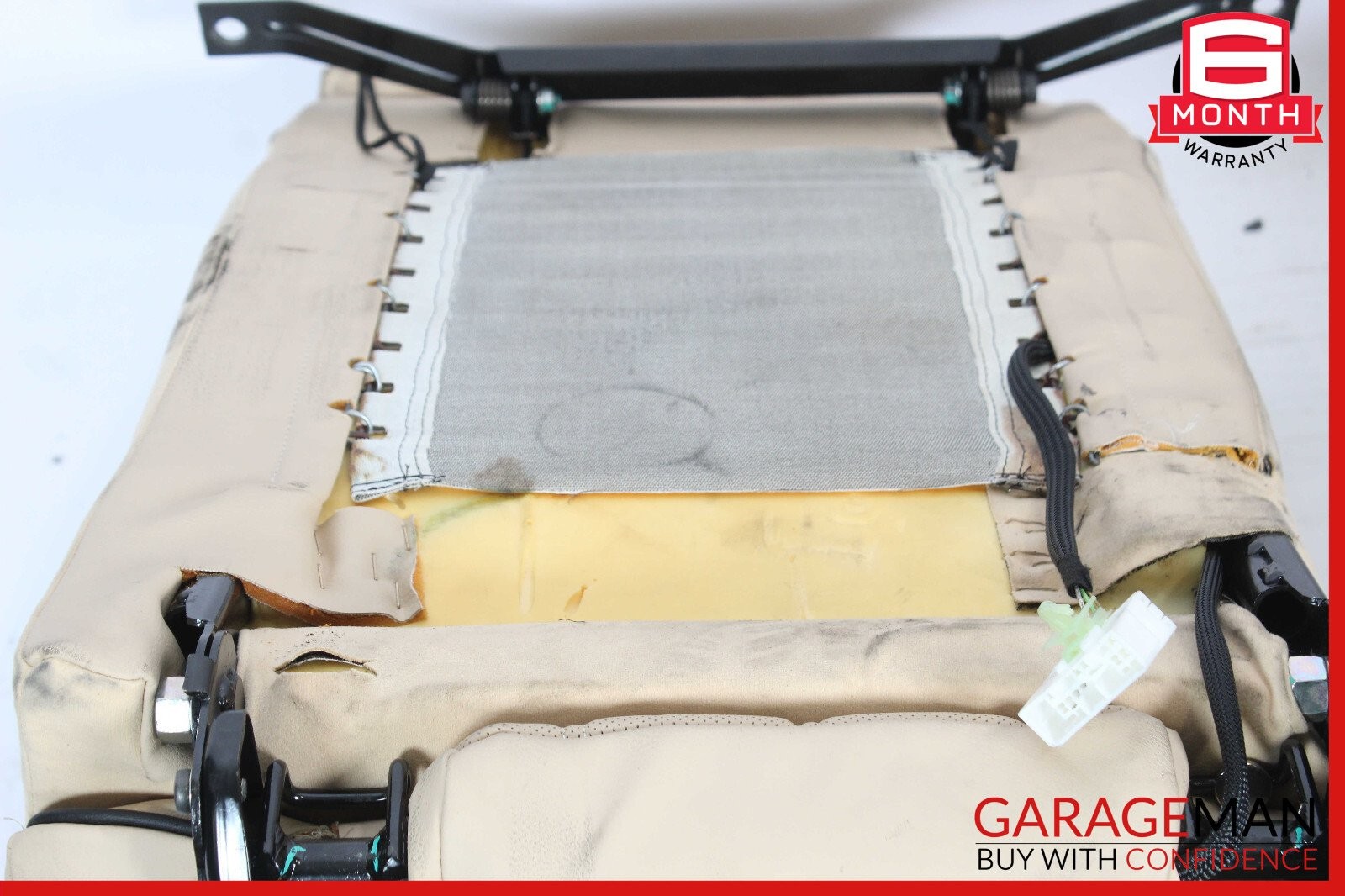 09-13 Maserati Quattroporte Rear Right & Left Complete Seat Cushion Assembly