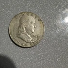 1963 Franklin 50C Half Dollar Silver Coin Circulated Uncertified 0.9 Fineness