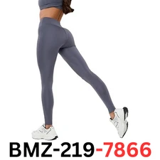 Bona Fide Premium Quality Classic Leggings for Women with Unique Design, Gray, S