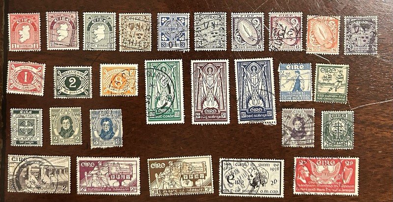 Ireland Stamps 1929-1945 Map Sword Catholic #80-82 Postage Due Used & Unused