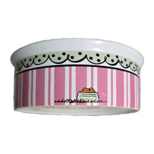 Peanuts Snoopy Streifen Haustier Schüssel Schale Gibson Hund 7" Steinzeug - Bild 6 von 7