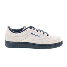 Reebok Club C 85 Mens Beige Suede Lace Up Lifestyle Sneakers Shoes