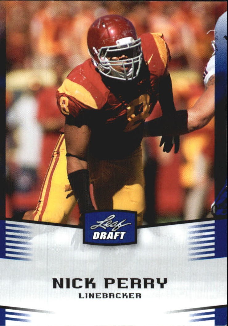 2012 Leaf Draft Blue #38 Nick Perry - FB