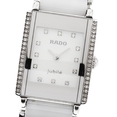RADO DiaStar Jubilee 12P Diamant Lünette Quarz Damenuhr aus Japan