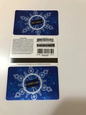 blockbuster gift card Snowflake 2008 No Value Christmas