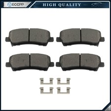 4X Rear Semi-Metallic Brake Pads for 2015 2016 2017 2018 - 2021 Ford Mustang