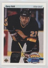 1990-91 Upper Deck Young Guns French Garry Valk #530 m5x