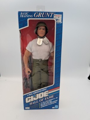 GI Joe 1992 Hasbro Hall Of Fame Basic Training Grunt 12 Inch - In