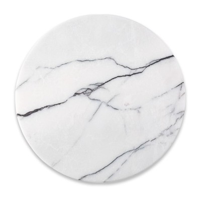 Koville Marble Cutting Board for Kitchen Countertop, 11''L x 11''W, Milas Lilac