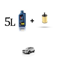 Set ÖLfilter Und 5L FüR Vw Tiguan I (5N) 2.0 Tdi 120Kw Von 2008