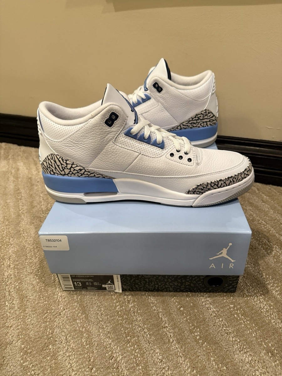 air jordan 3 unc stockx