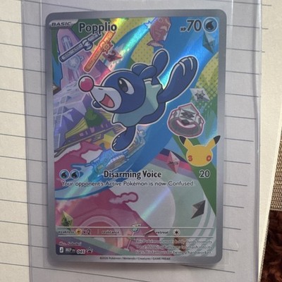 Pokémon Popplio 045/MEPN Holo Basic 70 HP 20 ATK English 2026