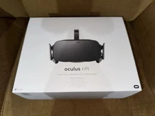 Meta Oculus Rift CV1 VR Virtual Reality Headset System - Black